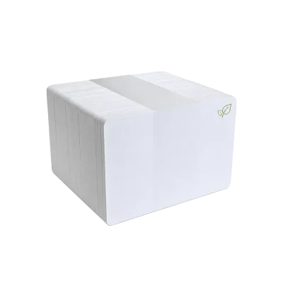 Blank white Bio Cards