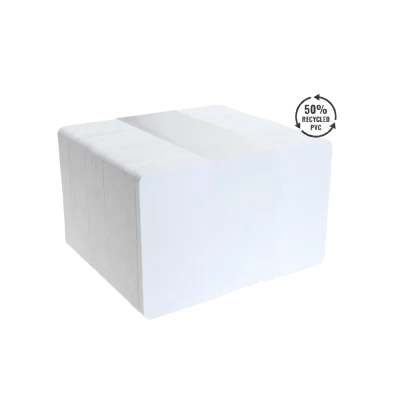 Blank White Recycled PVC Cards