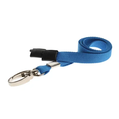 Light-Blue-Lanyards-With-Metal-Lobster-Clip