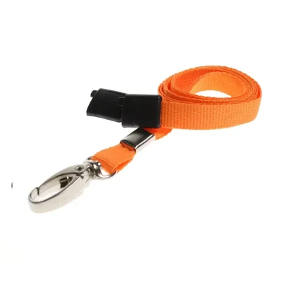 Orange-Lanyards-With-Metal-Lobster-Clip