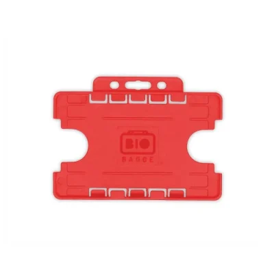 Red-single-Sided-Card-Holder